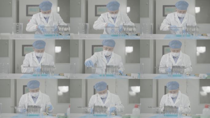 法医实验室做实验过程