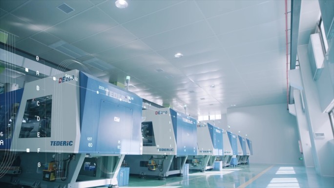 工业生产线制造科研电子车间科技工业2.0