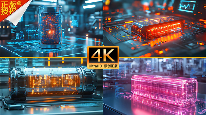 新型固态电池研究实验室 氢负锂离子电池包