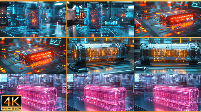 新型固态电池研究实验室 氢负锂离子电池包