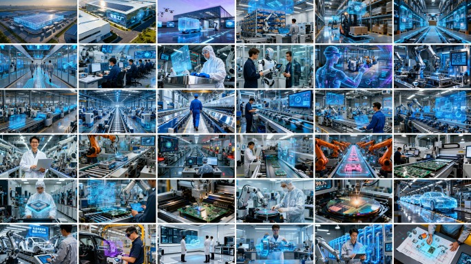 智能制造科技工厂智慧工厂工业创新生产合集
