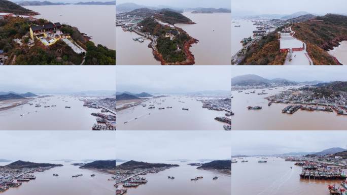 航拍东门岛-石浦镇东门渔村风光