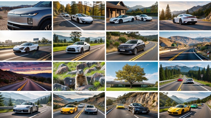 公路赛车豪华跑车汽车广告现代汽车名车