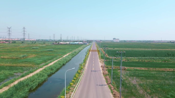 乡村振兴道路与农田景观
