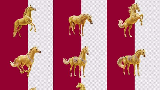 金马  骏马 马年素材