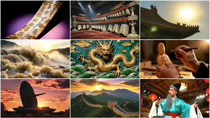 中国华夏文明黄河中华非遗历史文化传承人文