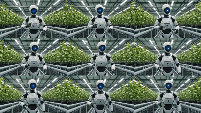 智能机器人温室种植创新应用