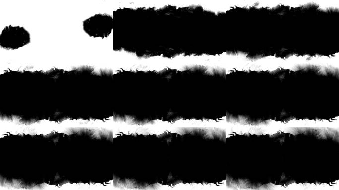 抽象墨水飞溅在屏幕上扩散，墨水飞溅的艺术。