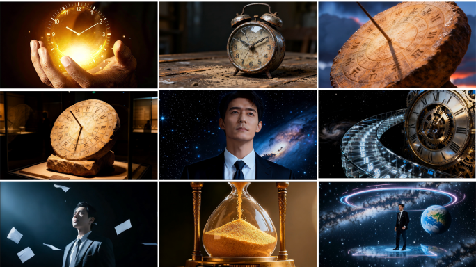 4K时间生命意义概念短片