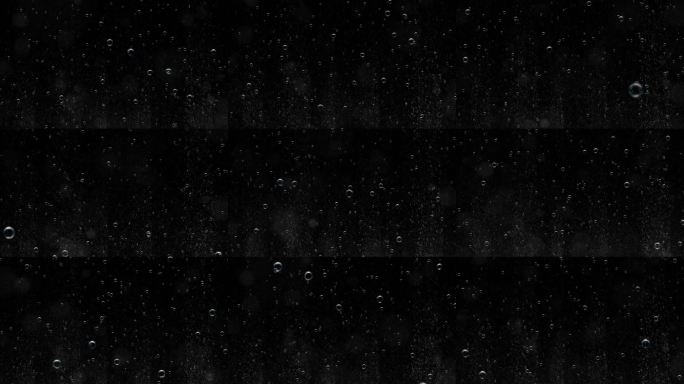 水下水泡上升视频素材_带通道_循环