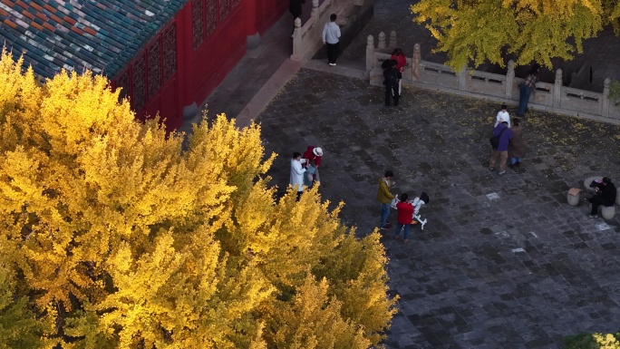 太原文庙航拍全景