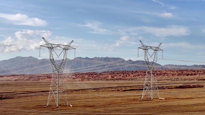 合集-全国各地电力电塔高压输电线路