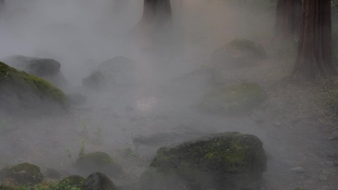 山林溪流自然景观