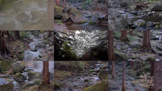 山林溪流自然景观