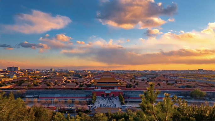 北京中轴线延时