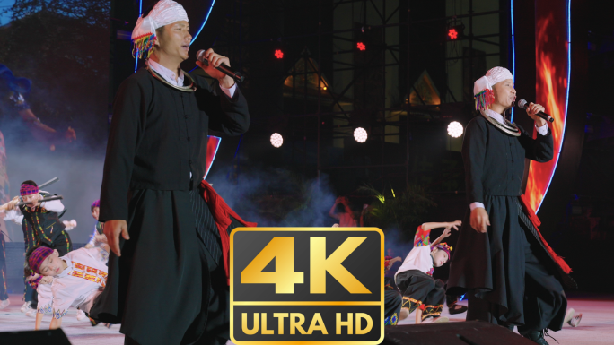 景颇族歌曲表演景颇汉子