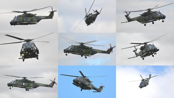 4K超稳：德国陆军NH90 TTH直升机