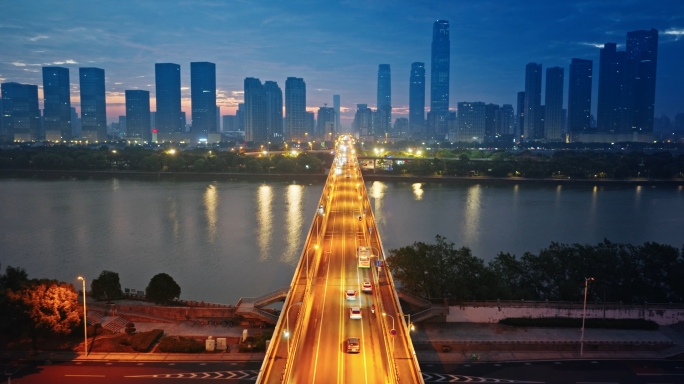 长沙橘子洲头航拍合集