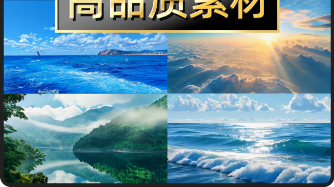 自然风光空镜头4K视频素材