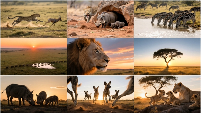 非洲大草原动物世界