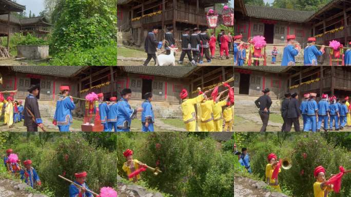 土家族婚俗全套22、迎亲