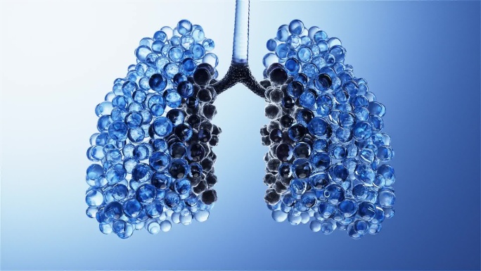 肺部感染病变病毒入侵感染破坏细胞