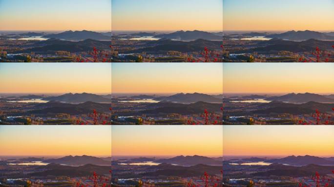 北京怀柔山水秋景