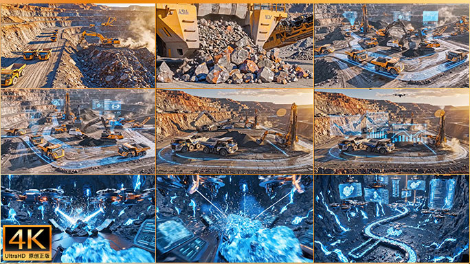 智慧矿山探矿开采 矿脉数字化稀土有色矿产