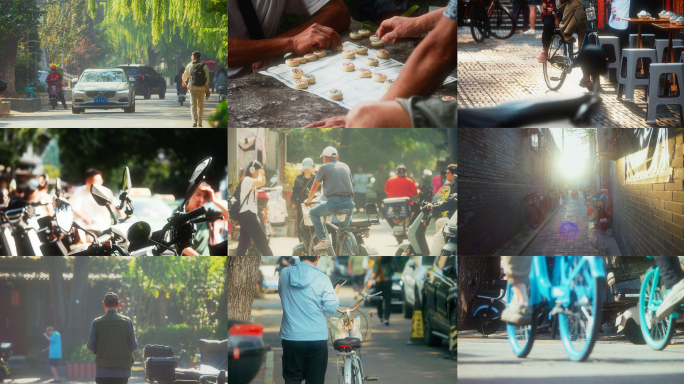 清晨街道人文烟火气