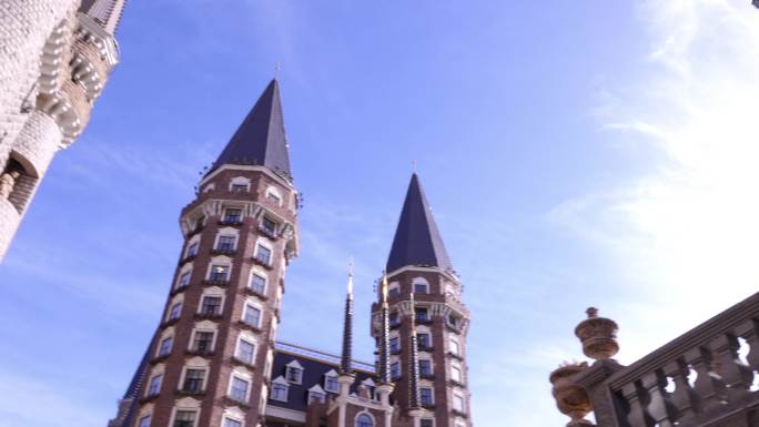 河北美术学院美院新乐城堡雕塑雕像穹顶尖顶