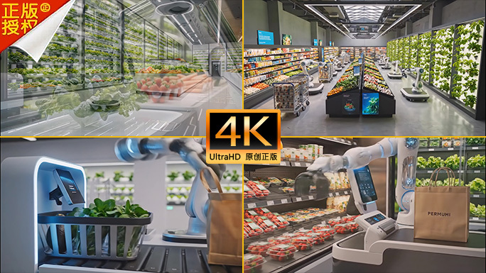 智慧农业生鲜超市AI赋能食品零售无人超市