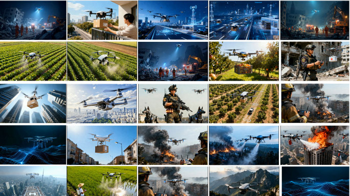 低空经济无人机物流低空产业无人机应用巡检