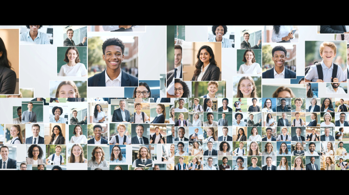 【无插件】汇聚照片墙-宽屏