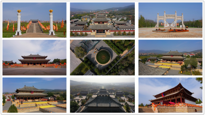 高平 炎帝陵古建筑群风光