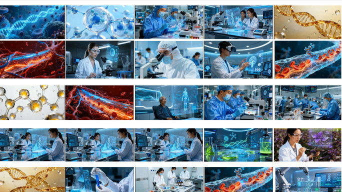 科技医疗智慧医疗生物科研实验室科研发团队