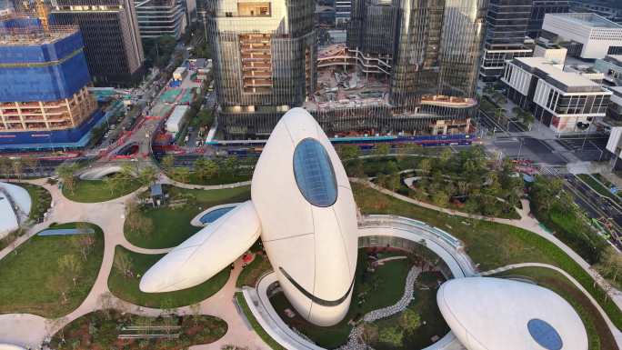 【4K】深圳湾文化广场耳机广场人才公园