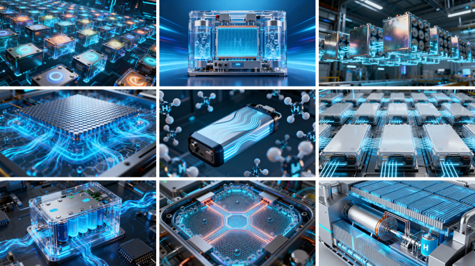 新能源电池科技展示 纳锂离子氢能源科技