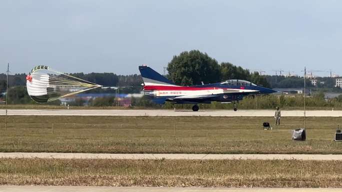 航展飞行表演现场