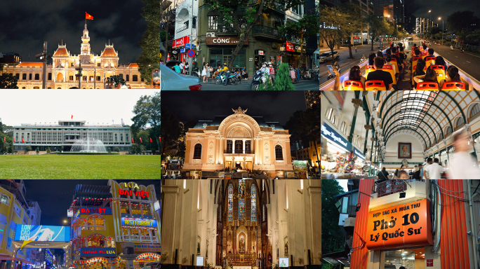 越南河内胡志明人文城市景观建筑合集