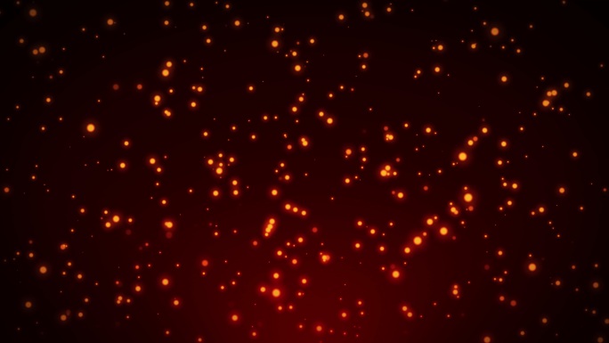 金色光点闪烁特效