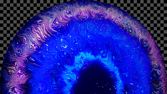 8k外球幕球体环绕360度发光黑洞球幕