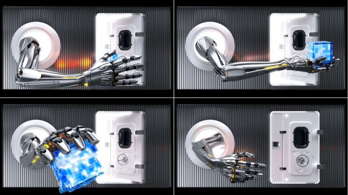 科技机械臂裸眼3D（可定制）