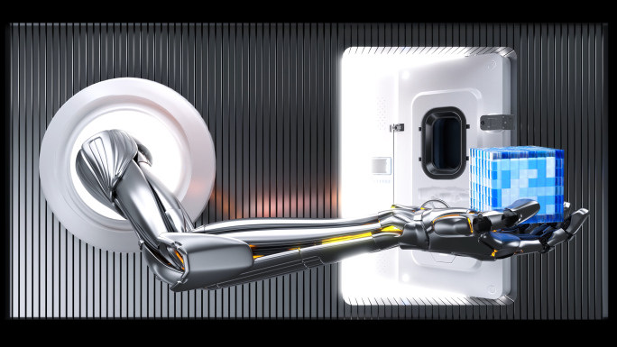 科技机械臂裸眼3D（可定制）