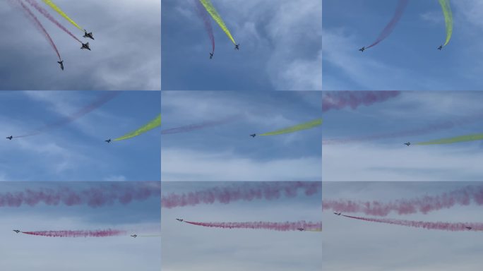 战机空中炫技表演