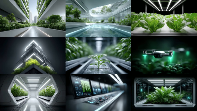未来智能农业绿色种植科技