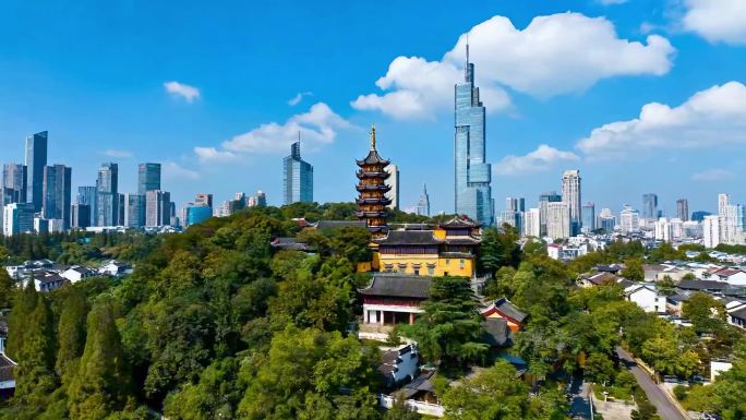 金陵山水城林美景