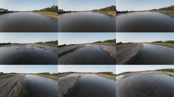 河流沿岸自然景观