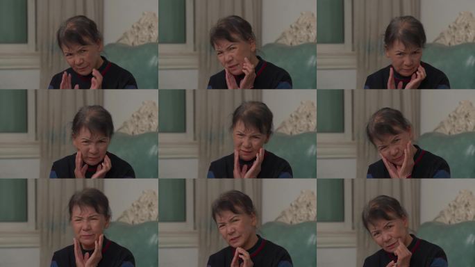 老年人老年斑 色斑 难过 烦恼 心情不好