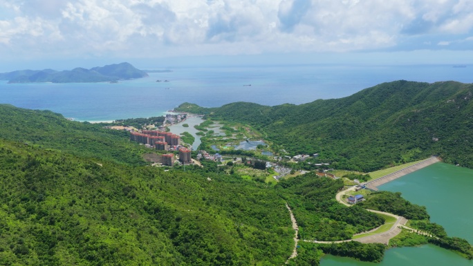 深圳东涌旅游区航拍