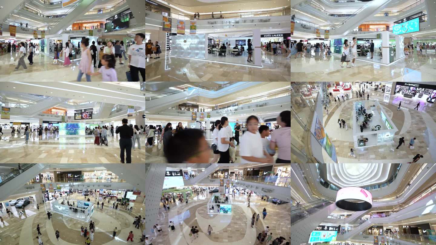 商场 人流 消费 展厅